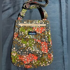 Kavu Multicolor Floral Crossbody Bag